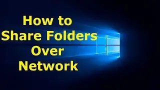 How to share and access shared folders over network