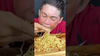 Spicy Pancit Canton #shortvideo #asmr #eating #eatingshow