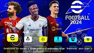 eFOOTBALL PES 2024 PPSSPP CAMERA PS5 ANDROID OFFLINE LATEST TRANSFERS & KITS 2024/25 BEST GRAPHICS