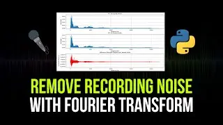 Remove Background Noise with Fourier Transform in Python