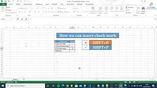 How to type checkmark symbol in Excel||Insert a Tick Symbol in Excel|How to create To Do List