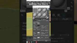 Creating STUNNING Glass Materials in 3dsmax with Vray #3d #3dsmax #vray