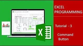 How to create a Command Button in Excel with Macro : Excel Programming Tutorial # 3