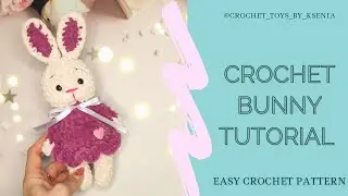 Crochet bunny toy pattern 9