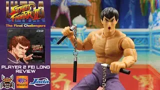 Jada Toys Ultra Street Fighter 2 FEI LONG Player 2 P2 WonderCon Next Level Exclusive Figure Review