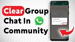 How To Clear Group Chat In WhatsApp Community - Full Guide