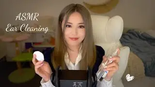 ASMR Ear Cleaning Appointment ❤️ (QTips, Clay, Oil, Massage)