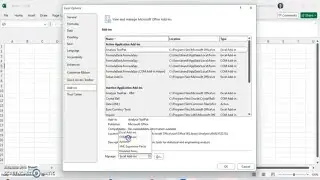 How to Enable or Disable COM Add-ins in Microsoft Excel! Enable Recently Downloaded Add Ins. #howto
