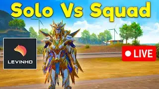 🔴 Levinho Solo Vs Squad PUBG MOBILE 5🔴