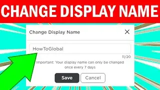 How to Change Your Display Name on Roblox! (Change Name for FREE)