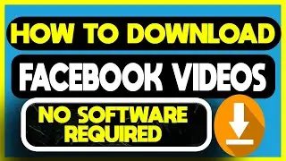 How to download Facebook video (No software Required) (both android and pc)