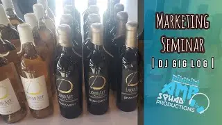 DJ GIG LOG: Marketing Seminar at a Winery  | GIG LOG | #11