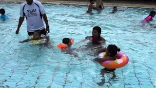 Keysha, Alya and Aryss Swimming