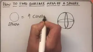 HOW TO FIND THE SURFACE AREA OF A SPHERE USING FORMULA