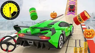 Muscle Car Mega Ramps Racing - GT Impossible Car Stunt Race 3D - Android GamePlay