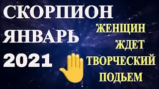 Скорпион в Январе 2021. Гороскоп для знака Скорпион на Январь 2021 года.