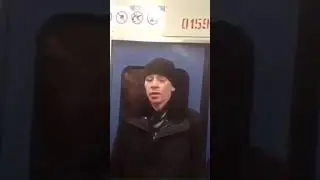 Алкаш в метро просит на опохмел