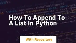 How to append to a list in python