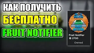 Как Получить Fruit Notifer В Блокс Фрутс Blox Fruits Роблокс