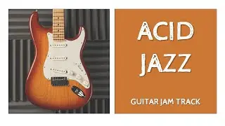 Tree Top Acid Jazz Guitar Backing Track in F Mixolydian Dorian Blues