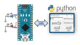 Python GUI for Arduino Control