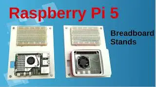 Raspberry Pi 5 breadboard stand for electronic circuits RPi5