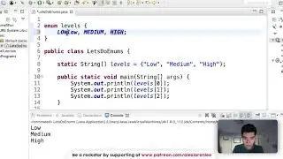 Java Enum Tutorial #96