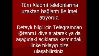 Xiaomi Redmi ve Mi Modellerine İmei Atma (İmei Repair) - Sorunsuz