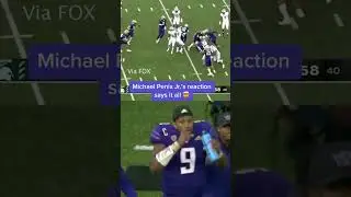 Carson Bruener almost made Michael Penix Jr. spit out his Gatorade with this big hit 🤯 