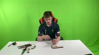 Деревянный Штык нож из CS:GO красный