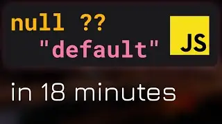 #61 Null Coalescing Operator in JavaScript - JavaScript Tutorial (Hindi)