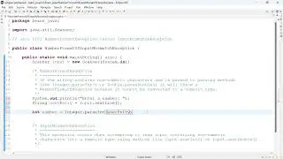 Java 115: NumberFormatException versus InputMismatchException