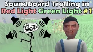 Soundboard Trolling in Red Light Green Light | Crab Game Funny Moments #1