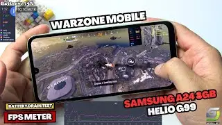 Samsung Galaxy A24 8GB Test game Call of Duty Warzone Mobile