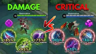 Roger Damage Build vs Roger Critical Build