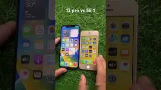 Iphone 12 pro vs Iphone SE 1 // Speed Test 