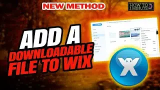 How to add a downloadable file to wix 2024