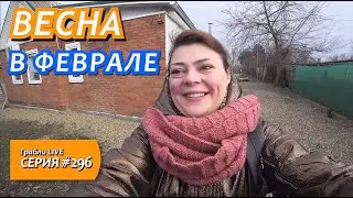 ВЕСНА в Феврале!  Станица Динская. Жизнь после  переезда.