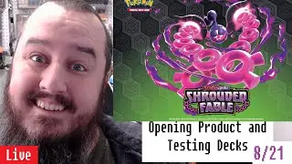 Shrouded Fable Testing and Opening 8/21 - Pokemon TCG