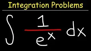 Integral of 1/e^x