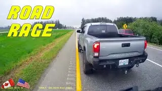 THIS ROAD RAGER IS CLEARLY IN A HURRY