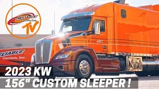 Exotic Car Hauling Couple NEW 2023 Kenworth T680 with 156" Custom ARI Sleeper Tour | RCI Cribs S3 E1