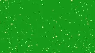 Yellow dust particles effect | Green Screen Library