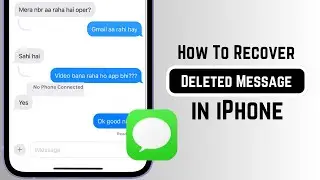 How to Recover Deleted Messages on iPhone