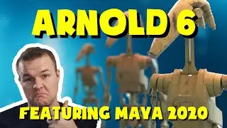 VFX Artist features Arnold 6 update using software Autodesk Maya 2020  | ep#600