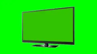 (No Copyright) green screen effect LED TV