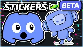 How to Get NEW CUSTOM Discord Stickers (Beta Feature)!