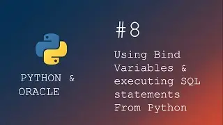 Python programming | Executing SQL queries with Bind Variables from python script