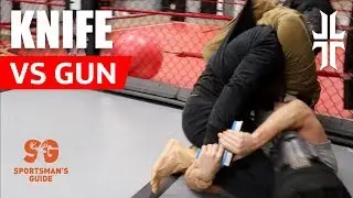 UFC Fighter w/ Knife vs Gun Fighter
