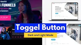 How to create Dark Light mode switch Toggle button in CSS and JavaScript